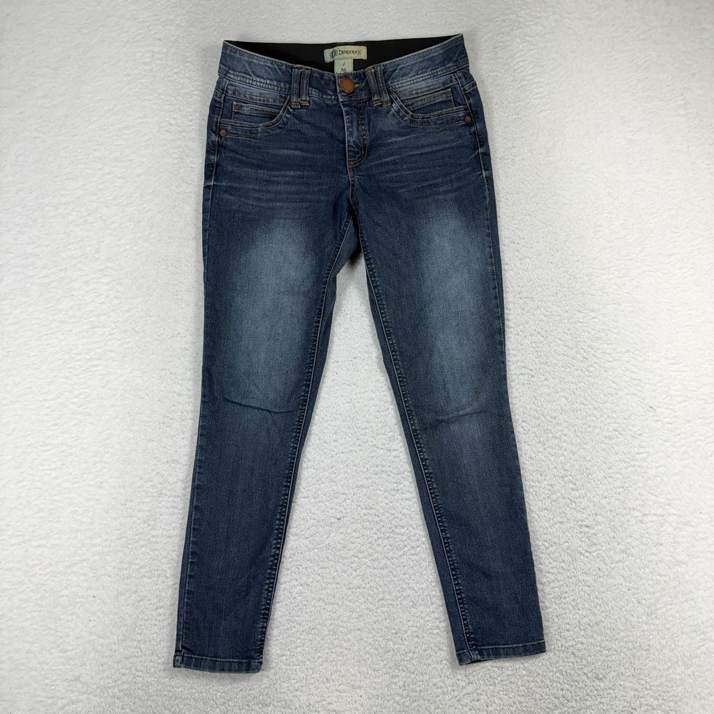 Democracy AB Technology Skinny Jeans Women's 4 (29x26) Blue Dark Wash Stretch